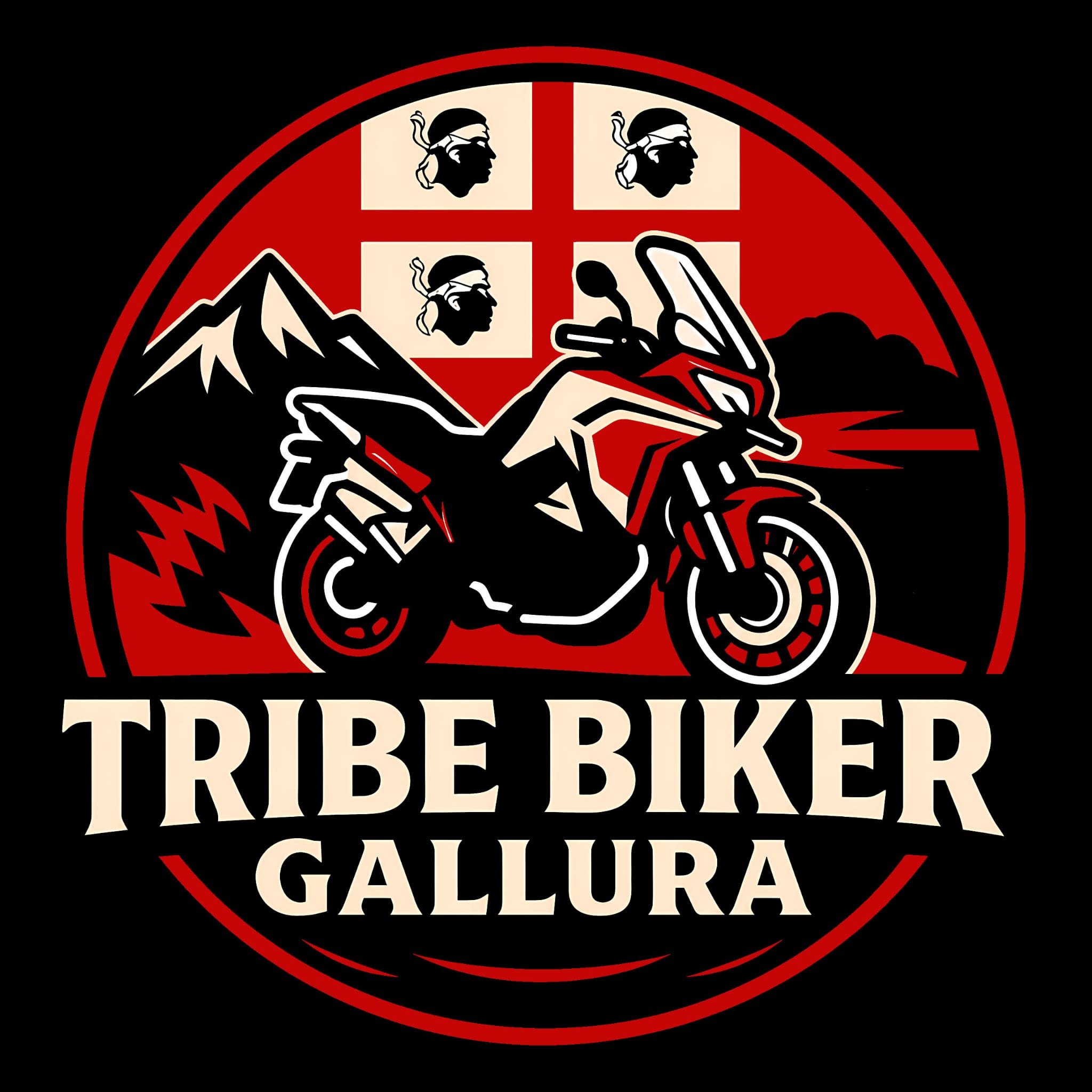 Logo Tribe Biker Gallura ASD